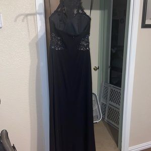 David bridal prom dress, Black with sequins!